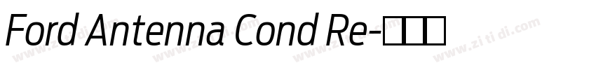 Ford Antenna Cond Re字体转换